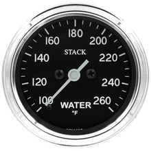 Load image into Gallery viewer, AutoMeter Gauges Autometer Stack 52mm 100-260 Deg F 1/8in NPTF Male Pro Stepper Motor Water Temp Gauge - Classic
