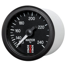 Load image into Gallery viewer, AutoMeter Gauges Autometer Stack 52mm 120-240 Deg F 1/2in Npt (M) Mechanical Water Temp Gauge - Black
