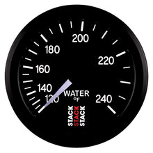 Load image into Gallery viewer, AutoMeter Gauges Autometer Stack 52mm 120-240 Deg F 1/2in Npt (M) Mechanical Water Temp Gauge - Black
