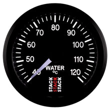 Load image into Gallery viewer, AutoMeter Gauges Autometer Stack 52mm 40-120 Deg C 1/8in NPTF Male Pro Stepper Motor Water Temp Gauge - Black
