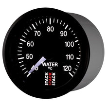 Load image into Gallery viewer, AutoMeter Gauges Autometer Stack 52mm 40-120 Deg C 1/8in NPTF Male Pro Stepper Motor Water Temp Gauge - Black
