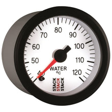 Load image into Gallery viewer, AutoMeter Gauges Autometer Stack 52mm 40-120 Deg C 1/8in NPTF Male Pro Stepper Motor Water Temp Gauge - White
