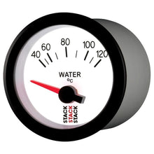 Load image into Gallery viewer, AutoMeter Gauges Autometer Stack 52mm 40-120 Deg C M10 Male Electric Water Temp Gauge - White
