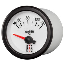 Load image into Gallery viewer, AutoMeter Gauges Autometer Stack 52mm 40-120 Deg C M10 Male Electric Water Temp Gauge - White
