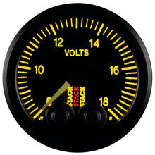Load image into Gallery viewer, AutoMeter Gauges Autometer Stack 52mm 8-18V Pro-Control Battery Voltage Gauge -Black
