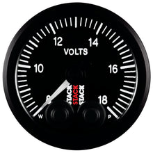 Load image into Gallery viewer, AutoMeter Gauges Autometer Stack 52mm 8-18V Pro-Control Battery Voltage Gauge -Black
