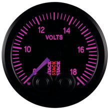 Load image into Gallery viewer, AutoMeter Gauges Autometer Stack 52mm 8-18V Pro-Control Battery Voltage Gauge -Black
