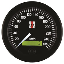 Load image into Gallery viewer, AutoMeter Gauges Autometer Stack 88mm 0-260 KM/H Electronic Speedometer - Black
