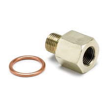 Load image into Gallery viewer, AutoMeter Gauges AutoMeter Stack Adapter M10x1 Female To 1/8in NPTF Male
