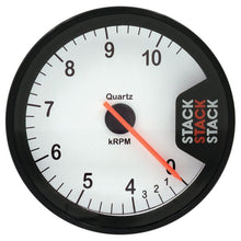 Load image into Gallery viewer, AutoMeter Gauges Autometer Stack Clubman Tachometer 80mm 0-10K RPM - White
