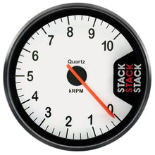 Load image into Gallery viewer, AutoMeter Gauges Autometer Stack Clubman Tachometer 80mm 0-10K RPM - White
