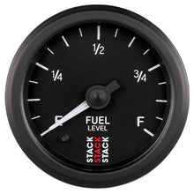 Load image into Gallery viewer, AutoMeter Gauges Autometer Stack Instruments 52mm 0-280 Ohm Programmable Pro Stepper Motor Fuel Level Gauge - Black
