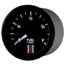 Load image into Gallery viewer, AutoMeter Gauges Autometer Stack Instruments 52mm 0-280 Ohm Programmable Pro Stepper Motor Fuel Level Gauge - Black

