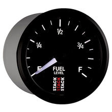 Load image into Gallery viewer, AutoMeter Gauges Autometer Stack Instruments 52mm 0-280 Ohm Programmable Pro Stepper Motor Fuel Level Gauge - Black
