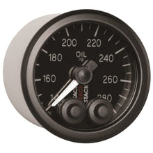 Load image into Gallery viewer, AutoMeter Gauges Autometer Stack Instruments 52mm 140-280 Deg F 1/8in NPTF Male Pro Control Oil Temp Gauge - Black
