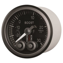 Load image into Gallery viewer, AutoMeter Gauges Autometer Stack Instruments 52mm -30INHG To +30PSI Pro Control Boost Pressure Gauge - Black
