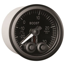 Load image into Gallery viewer, AutoMeter Gauges Autometer Stack Instruments 52mm -30INHG To +30PSI Pro Control Boost Pressure Gauge - Black
