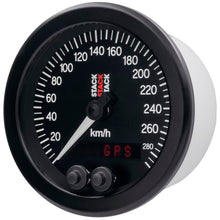 Load image into Gallery viewer, AutoMeter Gauges Autometer Stack Instruments 88mm 0-290 KM/H GPS Speedometer - Black
