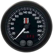 Load image into Gallery viewer, AutoMeter Gauges Autometer Stack Instruments 88mm 0-290 KM/H GPS Speedometer - Black
