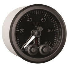 Load image into Gallery viewer, AutoMeter Gauges Autometer Stack Instruments Pro Control 52mm 0-100 PSI Fuel Pressure Gauge - Black (1/8in NPTF Male)
