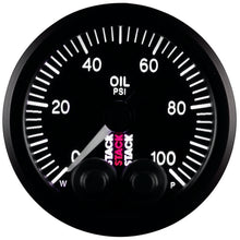 Load image into Gallery viewer, AutoMeter Gauges Autometer Stack Instruments Pro Control 52mm 0-100 PSI Oil Pressure Gauge - Black (1/8in NPTF Male)
