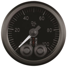 Load image into Gallery viewer, AutoMeter Gauges Autometer Stack Instruments Pro Control 52mm 0-100 PSI Oil Pressure Gauge - Black (1/8in NPTF Male)
