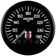 Load image into Gallery viewer, AutoMeter Gauges Autometer Stack Pro Control 52mm 100-260 deg F Water Temp Gauge - Black (1/8in NPTF Male)
