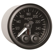 Load image into Gallery viewer, AutoMeter Gauges Autometer Stack Pro Control 52mm 100-260 deg F Water Temp Gauge - Black (1/8in NPTF Male)
