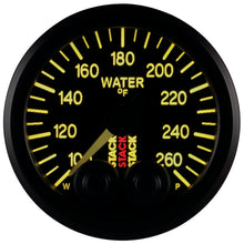 Load image into Gallery viewer, AutoMeter Gauges Autometer Stack Pro Control 52mm 100-260 deg F Water Temp Gauge - Black (1/8in NPTF Male)
