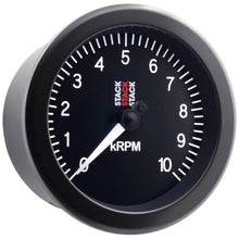 Load image into Gallery viewer, AutoMeter Gauges Autometer Stack Sport 88mm 0-10K RPM Tachometer - Black
