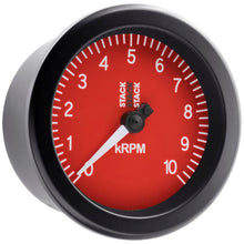Load image into Gallery viewer, AutoMeter Gauges Autometer Stack Sport 88mm 0-10K RPM Tachometer - Red
