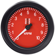 Load image into Gallery viewer, AutoMeter Gauges Autometer Stack Sport 88mm 0-10K RPM Tachometer - Red
