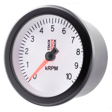 Load image into Gallery viewer, AutoMeter Gauges Autometer Stack Sport 88mm 0-10K RPM Tachometer - White
