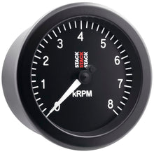 Load image into Gallery viewer, AutoMeter Gauges Autometer Stack Sport 88mm 0-8K RPM Tachometer - Black
