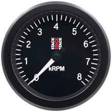 Load image into Gallery viewer, AutoMeter Gauges Autometer Stack Sport 88mm 0-8K RPM Tachometer - Black
