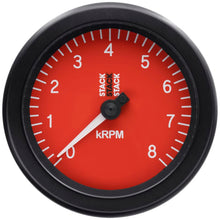 Load image into Gallery viewer, AutoMeter Gauges Autometer Stack Sport 88mm 0-8K RPM Tachometer - Red
