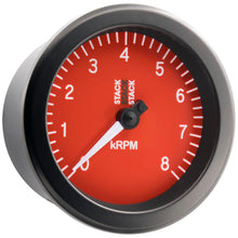 Load image into Gallery viewer, AutoMeter Gauges Autometer Stack Sport 88mm 0-8K RPM Tachometer - Red
