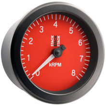 Load image into Gallery viewer, AutoMeter Gauges Autometer Stack Sport 88mm 0-8K RPM Tachometer - Red
