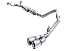 Load image into Gallery viewer, AWE Tuning AWE3015-32063 AWE 0FG Exhaust for 3rd Gen Toyota Tundra - Dual Chrome Silver Tips
