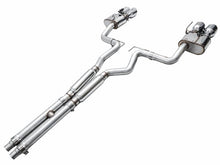 Load image into Gallery viewer, AWE Tuning AWE3025-42375 AWE 2024 Ford Mustang Dark Horse S650 RWD SwitchPath Catback Exhaust w/ Quad Chrome Silver Tips
