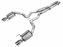 Load image into Gallery viewer, AWE Tuning AWE3015-32650 AWE 2024 Ford Mustang GT Fastback S650 RWD Touring Catback Exhaust w/ Dual Chrome Silver Tips
