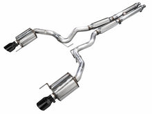 Load image into Gallery viewer, AWE Tuning AWE3015-33650 AWE 2024 Ford Mustang GT Fastback S650 RWD Touring Catback Exhaust w/ Dual Diamond Black Tips
