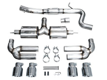 Load image into Gallery viewer, AWE Tuning AWE3015-42897 AWE 22-24 Audi 8Y S3 Touring Edition Exhaust - Chrome Silver Tips
