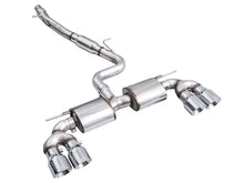 Load image into Gallery viewer, AWE Tuning AWE3015-42658 AWE MK8 Volkswagen Golf R 3in Touring Edition Quad Exhaust - Chrome Silver Tips
