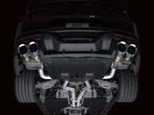 Load image into Gallery viewer, AWE Tuning Exhaust System Kit AWE SwitchPath™ Exhaust for S650 Mustang Dark Horse - Quad Chrome Silver Tips
