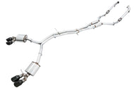 AWE Tuning Exhaust System Kit AWE Touring Edition Exhaust for Audi B9 S5 Coupe - Diamond Black 102mm Tips