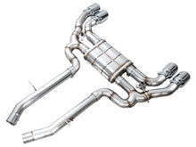 Load image into Gallery viewer, AWE Tuning Exhaust System Kit AWE Tuning AWE SwitchPath Axleback Exhaust for BMW F97 X3M/F98 X4M - Chrome Silver Tips 3025-42301
