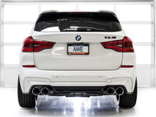 Load image into Gallery viewer, AWE Tuning Exhaust System Kit AWE Tuning AWE SwitchPath Axleback Exhaust for BMW F97 X3M/F98 X4M - Chrome Silver Tips 3025-42301

