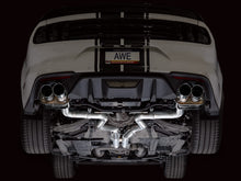 Load image into Gallery viewer, AWE Tuning Exhaust System Kit AWE Tuning AWE SwitchPath™ Cat-back Exhaust for '18-'23Mustang GT - Quad Chrome Silver Tips 3025-42550
