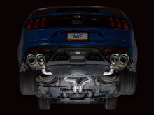 Load image into Gallery viewer, AWE Tuning Exhaust System Kit AWE Tuning AWE SwitchPath™ Exhaust for Ford Mustang S550 Mach1 - Quad Chrome Silver Tip 3025-42551
